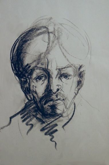 Charcoal on paper